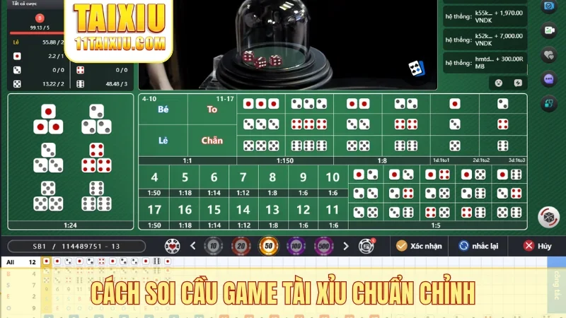 Cách soi cầu game tài xỉu chuẩn chỉnh