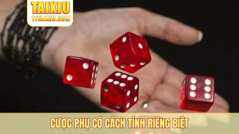 Cược phụ có cách tính riêng biệt